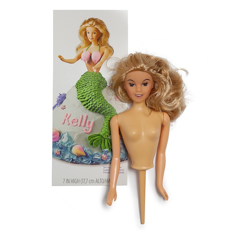 Topo de Bolo Boneca Loira Unidade